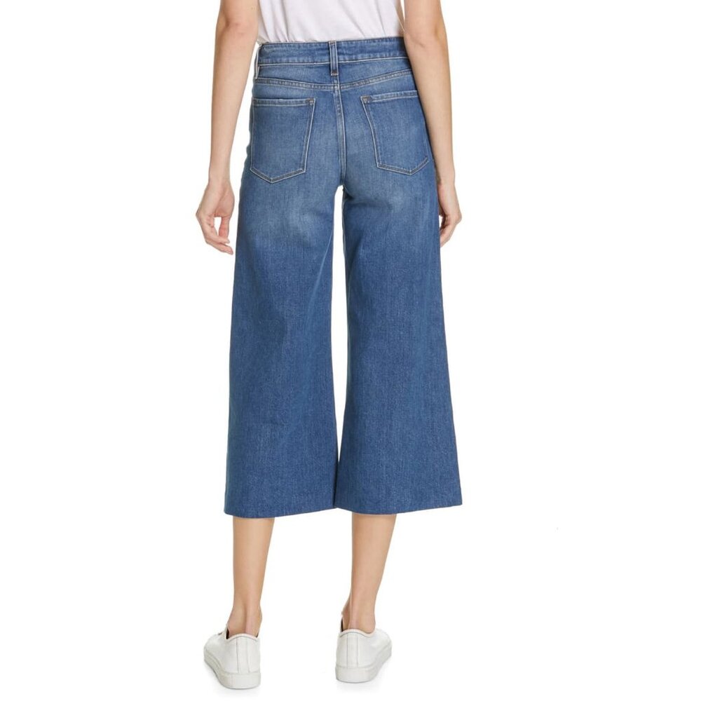 Frame Le Crop Vintage high waist wide leg crop culotte 28 - Picture 2 of 5